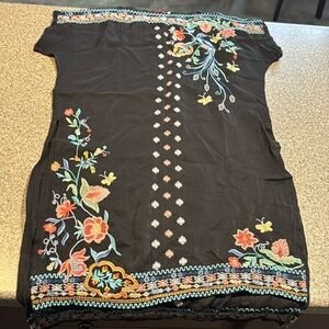 Johnny Was embroidered dress